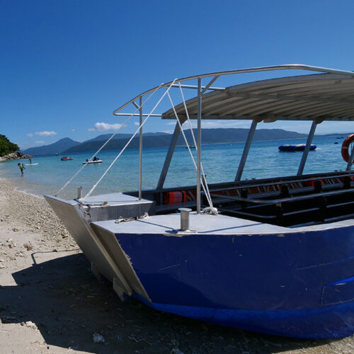 Fitzroy Island Beach Activities Snorkel Glass Bottom Boat